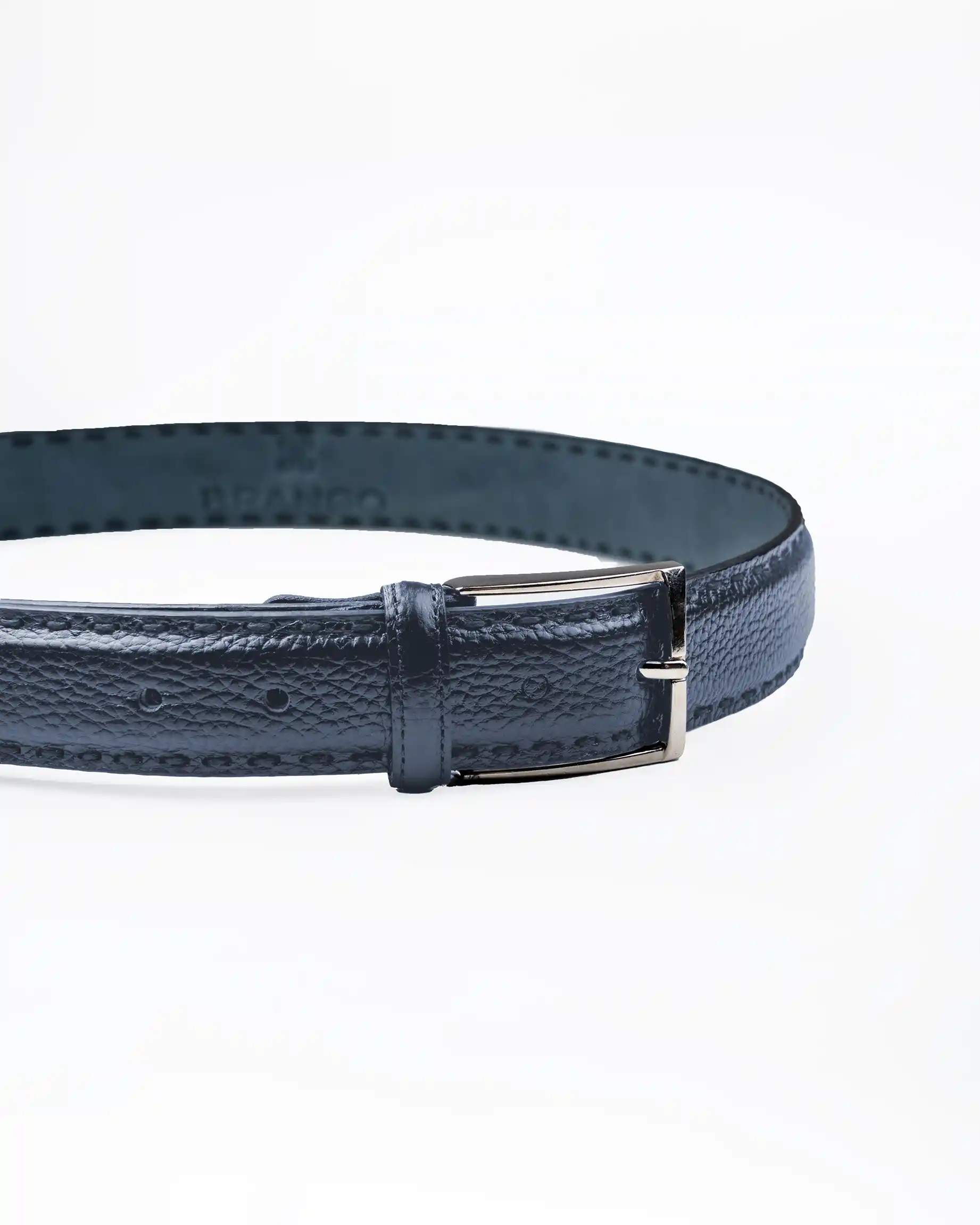 کمربند چرم دورو بغل دوخت کروکودیل